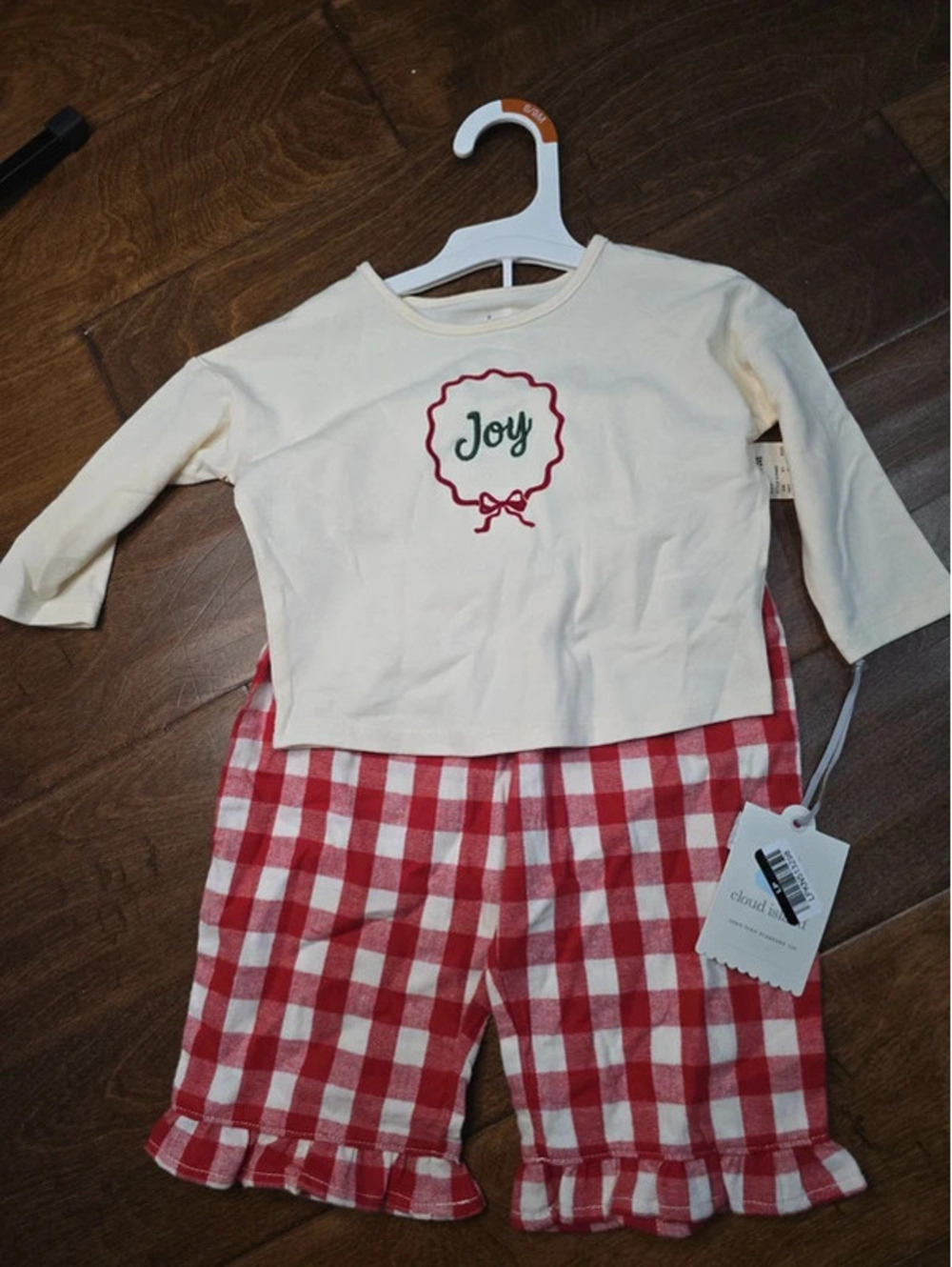 6 to 9m brand new christmas outfit set from cloud island item 375G6